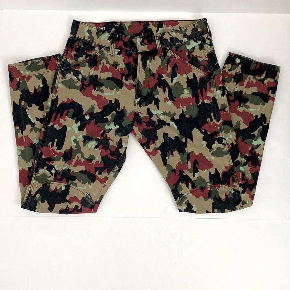G-Star Raw 5622 3D Tapered COJ Multicolored Camo Jeans for Men